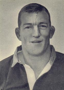 1960 Bokkie Meat Products New Zealand and South African Players #46 Lofty Nel Front